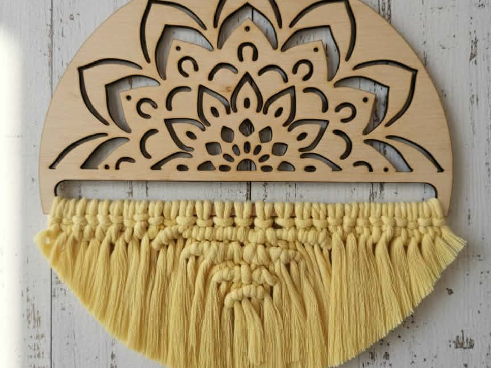 mandala žlutá