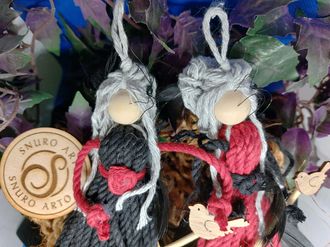 Makramé čarodějnice Kryšpína